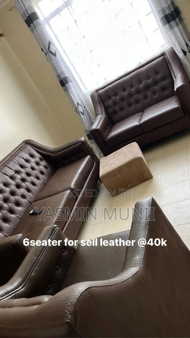Leather Sofa 6seater - main view