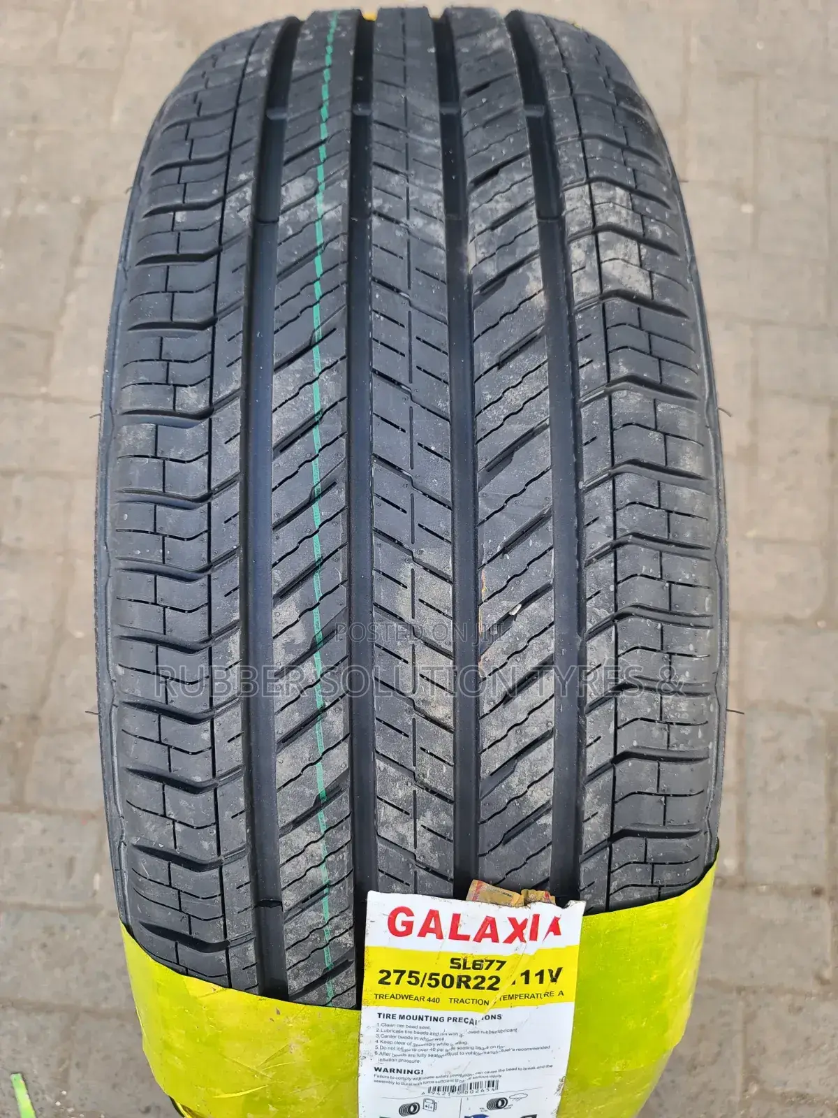 275/50r22 Galaxia Tyres 111v Sl677