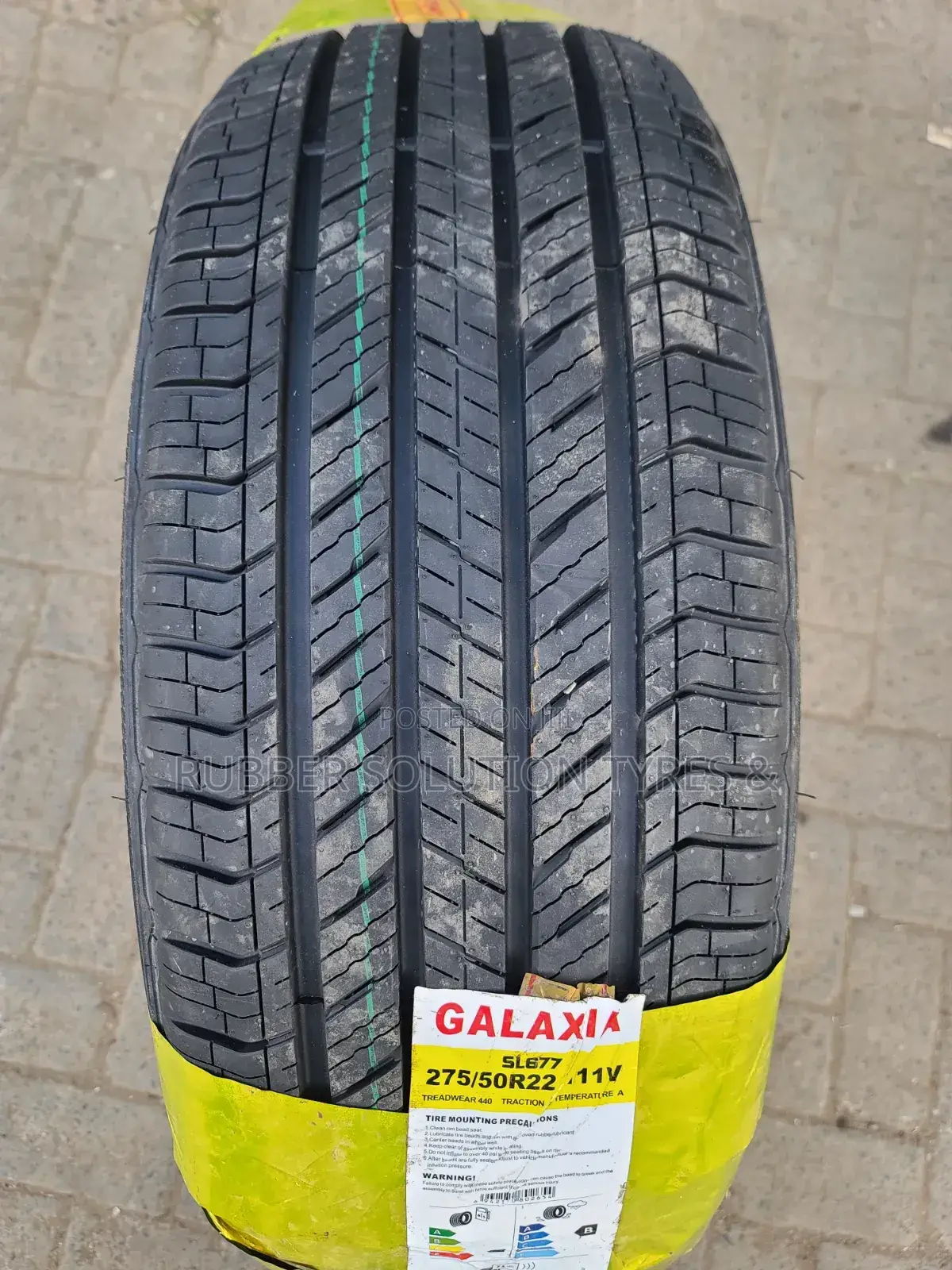 275/50r22 Galaxia Tyres 111v Sl677