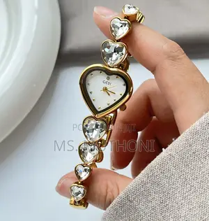 Ladies Crystal Studded Vintage Watch