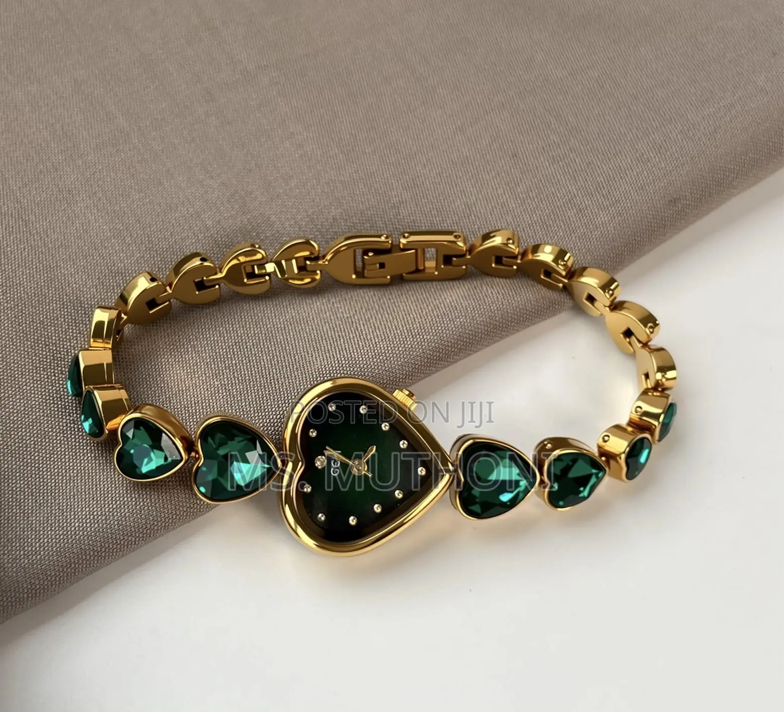 Ladies Crystal Studded Vintage Watch