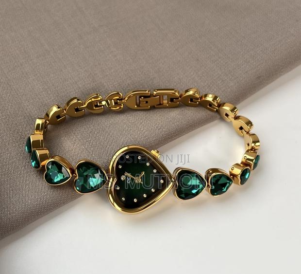 Ladies Crystal Studded Vintage Watch - thumbnail 3