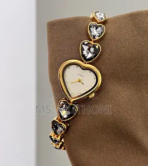 Ladies Crystal Studded Vintage Watch