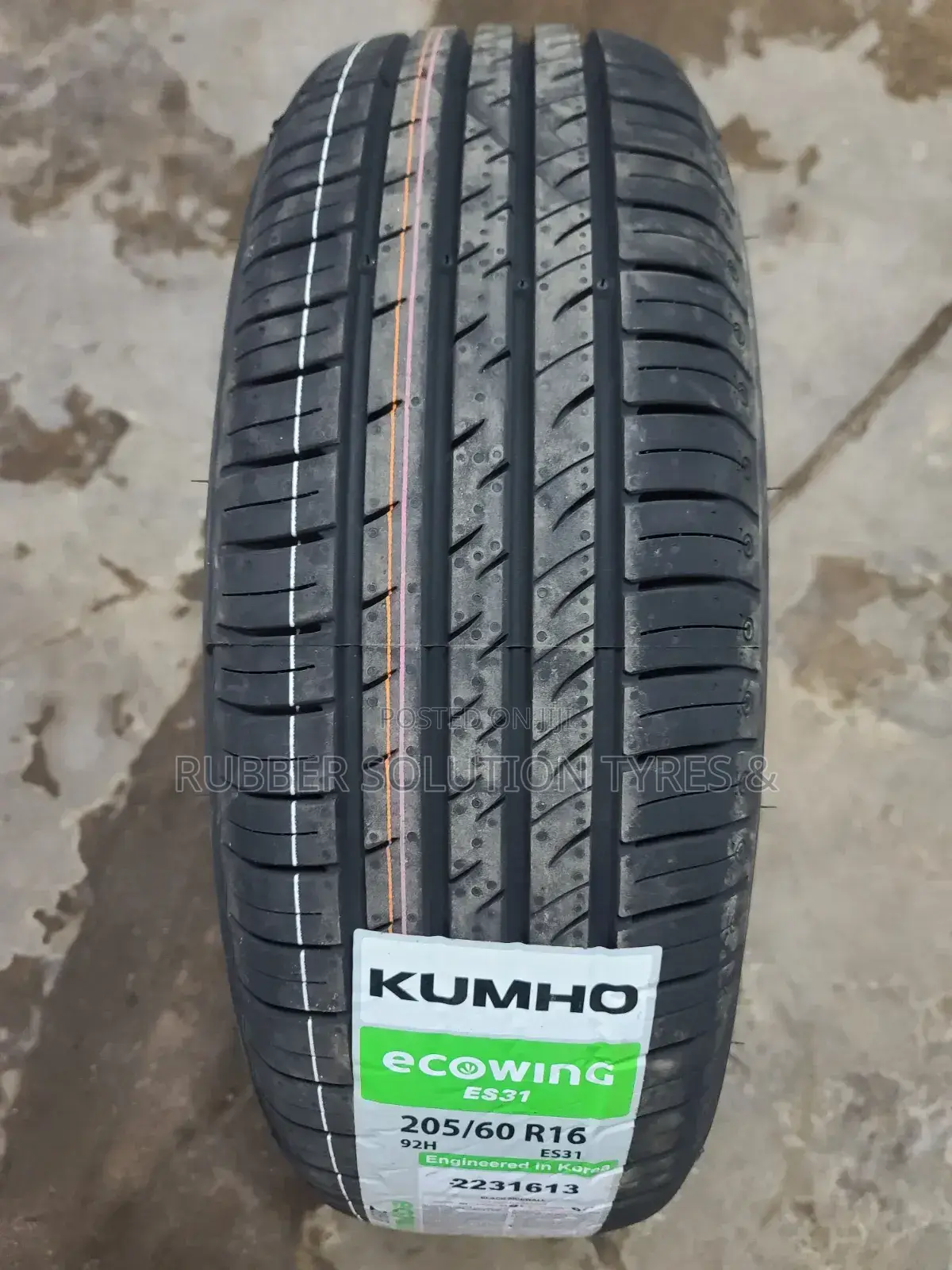 205/60r16 Kumho Tyres 92h Ecowing Es31