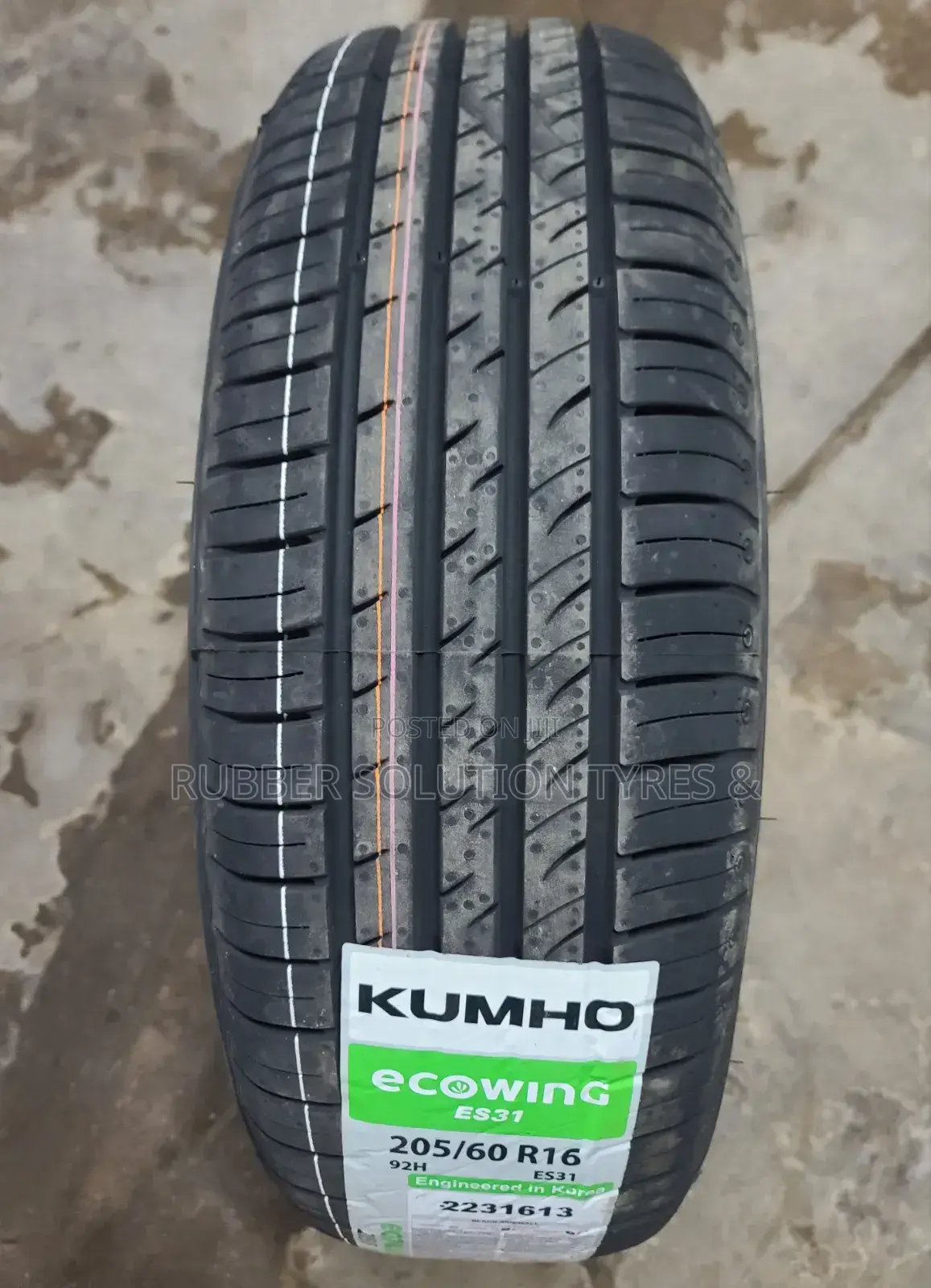 205/60r16 Kumho Tyres 92h Ecowing Es31