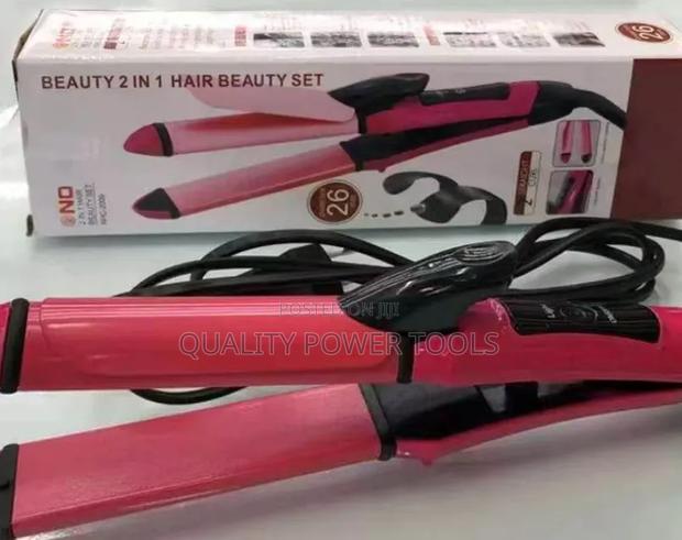 Nova 2-in-1 Hair Styling Flat Iron and Tong
