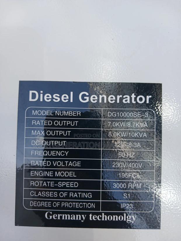 Pulsar 10kva Silent Generator - thumbnail 2