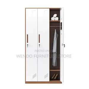 Home Bedroom Wardrobe For Stuffs Storage With Three Doors