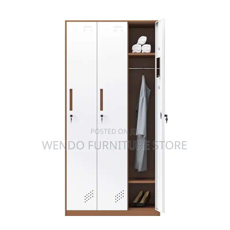 Home Bedroom Wardrobe For Stuffs Storage With Three Doors