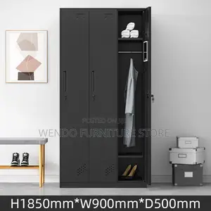 Home Bedroom Wardrobe For Stuffs Storage With Three Doors