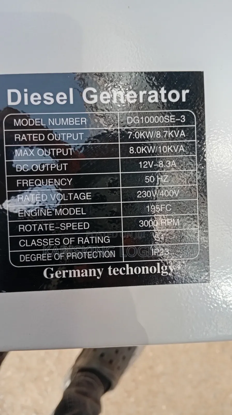 10 Kva Pulsar Diesel Air-Cooled Generator With Ats