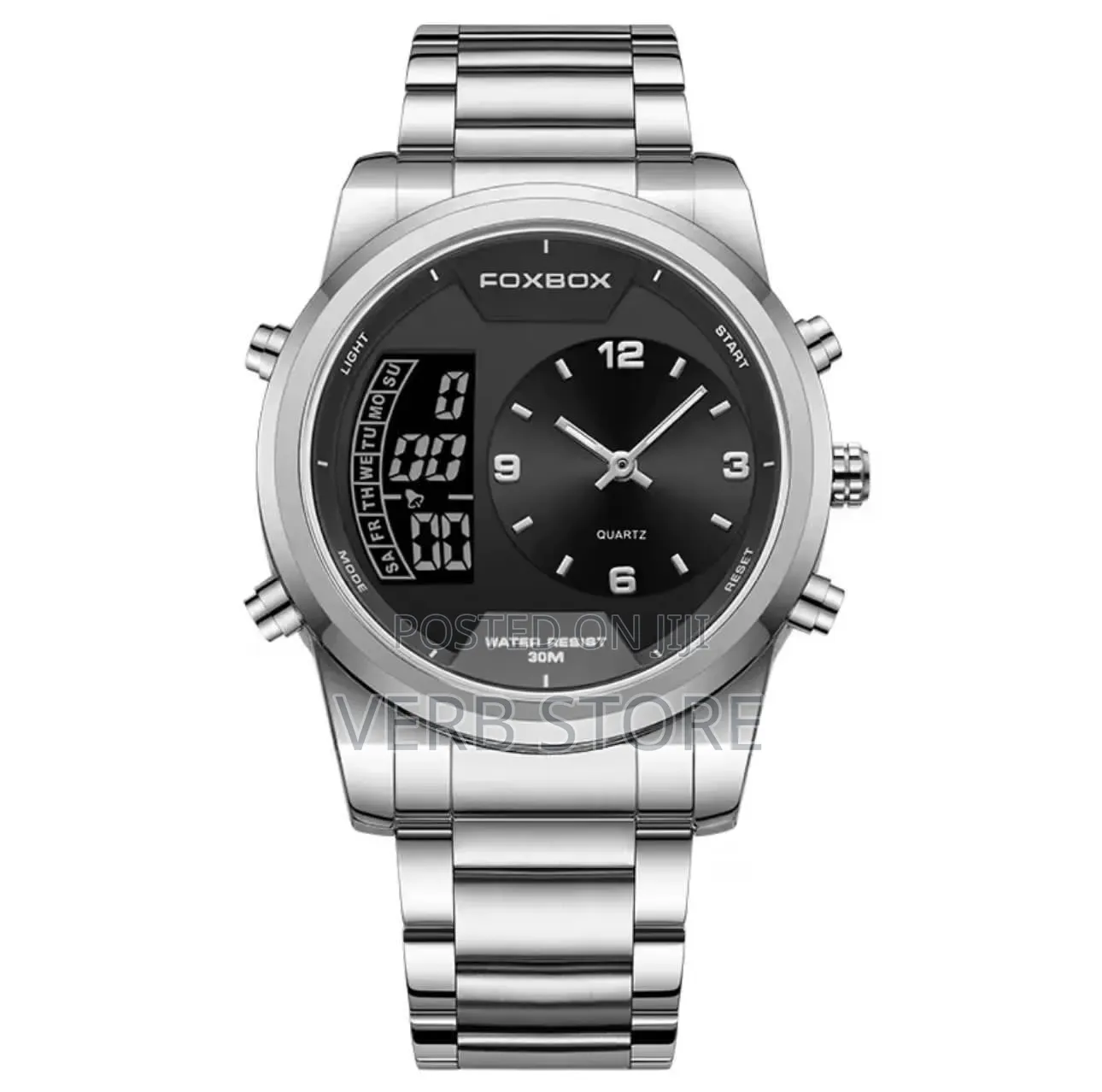 Foxbox Dual Time Gents Watch Fb0058e