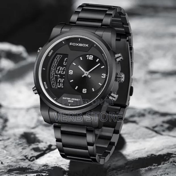 Foxbox Dual Time Gents Watch Fb0058e - thumbnail 5