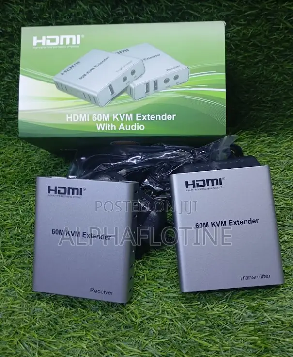 New Hdmi KVM Extender 60 Meters With Usb Audio Support Over Cat5e/6