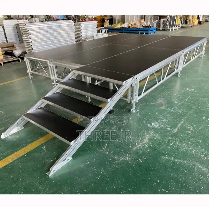 Nice Stage for Hire Gives Good Visibility