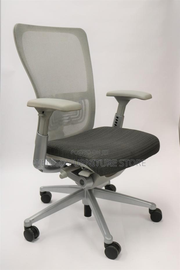 Office Chairs; Mid Back Fabric Office Ergonomic Chairs - thumbnail 10