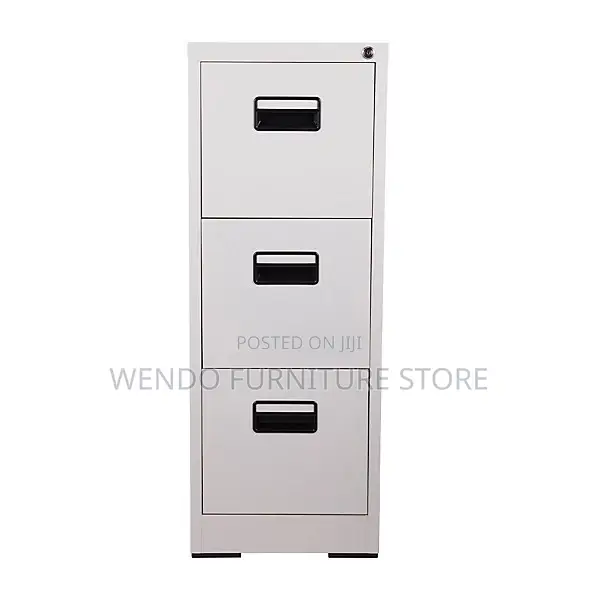 Office Cabinet; Four Drawers Steel Greyish Office Steel Cabinet