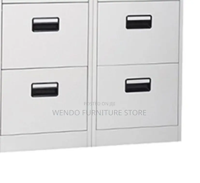 Office Cabinet; Four Drawers Steel Greyish Office Steel Cabinet