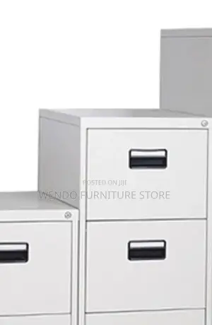 Office Cabinet; Four Drawers Steel Greyish Office Steel Cabinet