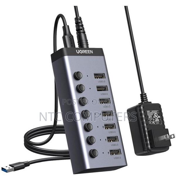 Ugreen Usb-C to 7-Port Usb-a 3.0 Hub Dc 12v Eu - Cm481