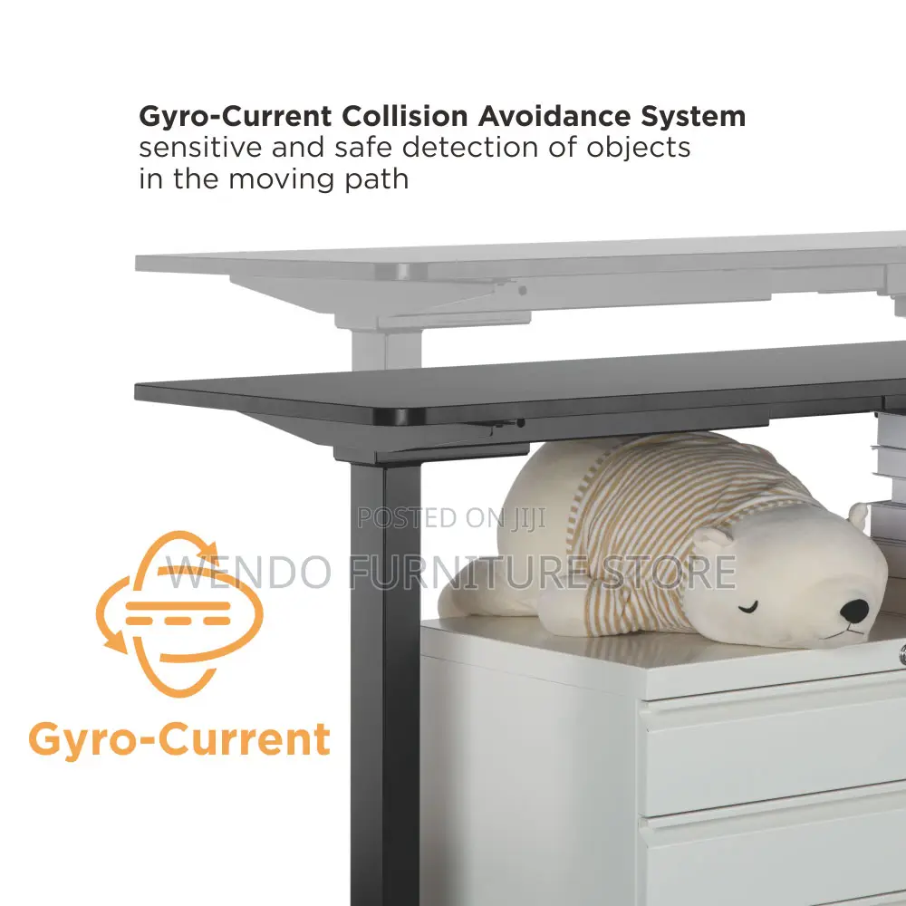 Office Table; 120cm Electric Office Workstation Adjustable Desk