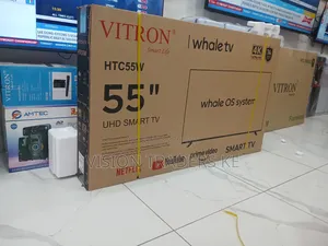 Vitron Htc55w 55inches Uhd Smart Whale Tv Frameless With Bluetooth