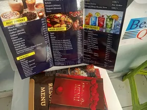 Hotel and Restaurants Menu