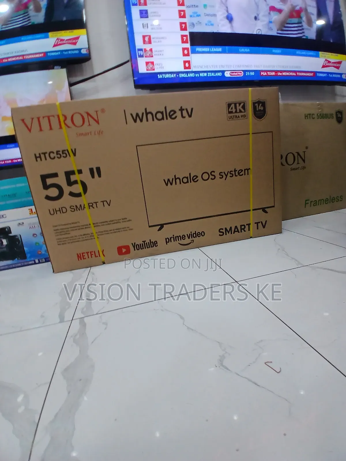 Vitron Htc55w 55" Uhd Smart Whale Os System Tv Frameless , Bluetooth