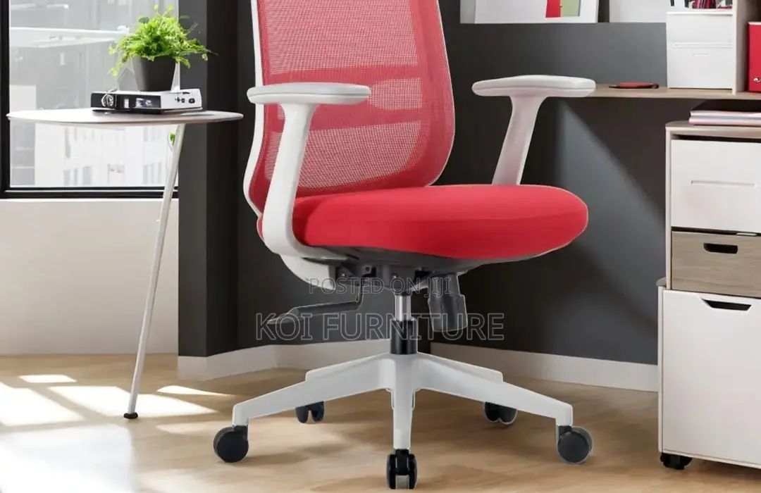 Office Chairs; High Backrest Ergonomic Swivel Office Fabric Chairs