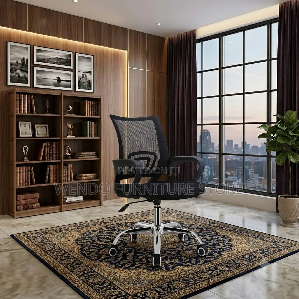 Office Chairs; Fabric Clerical Breathable Swivel Home Chairs