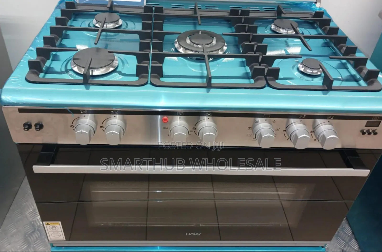 Haier 60*90 5gas Standing Cooker With Electric Oven and Wok Burner