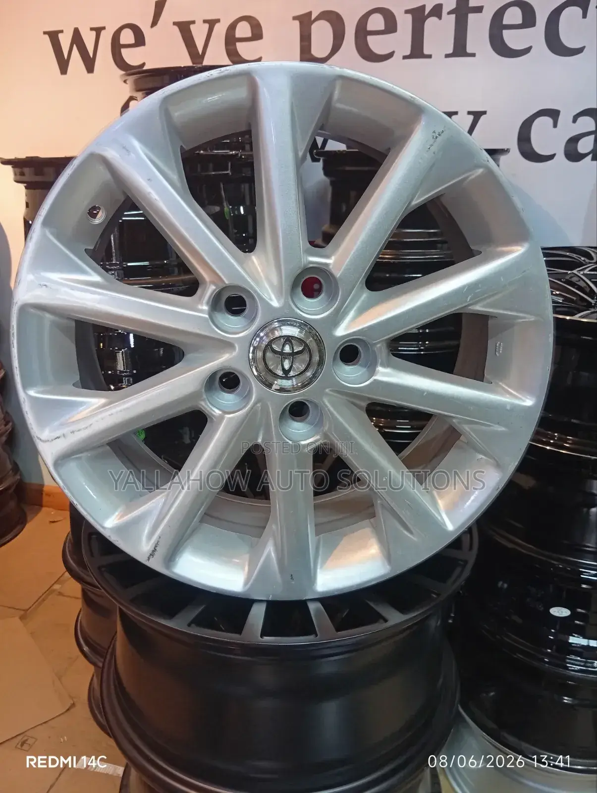 Toyota Genuine Style Alloy Wheels - Silver Multi-Spoke Rims
