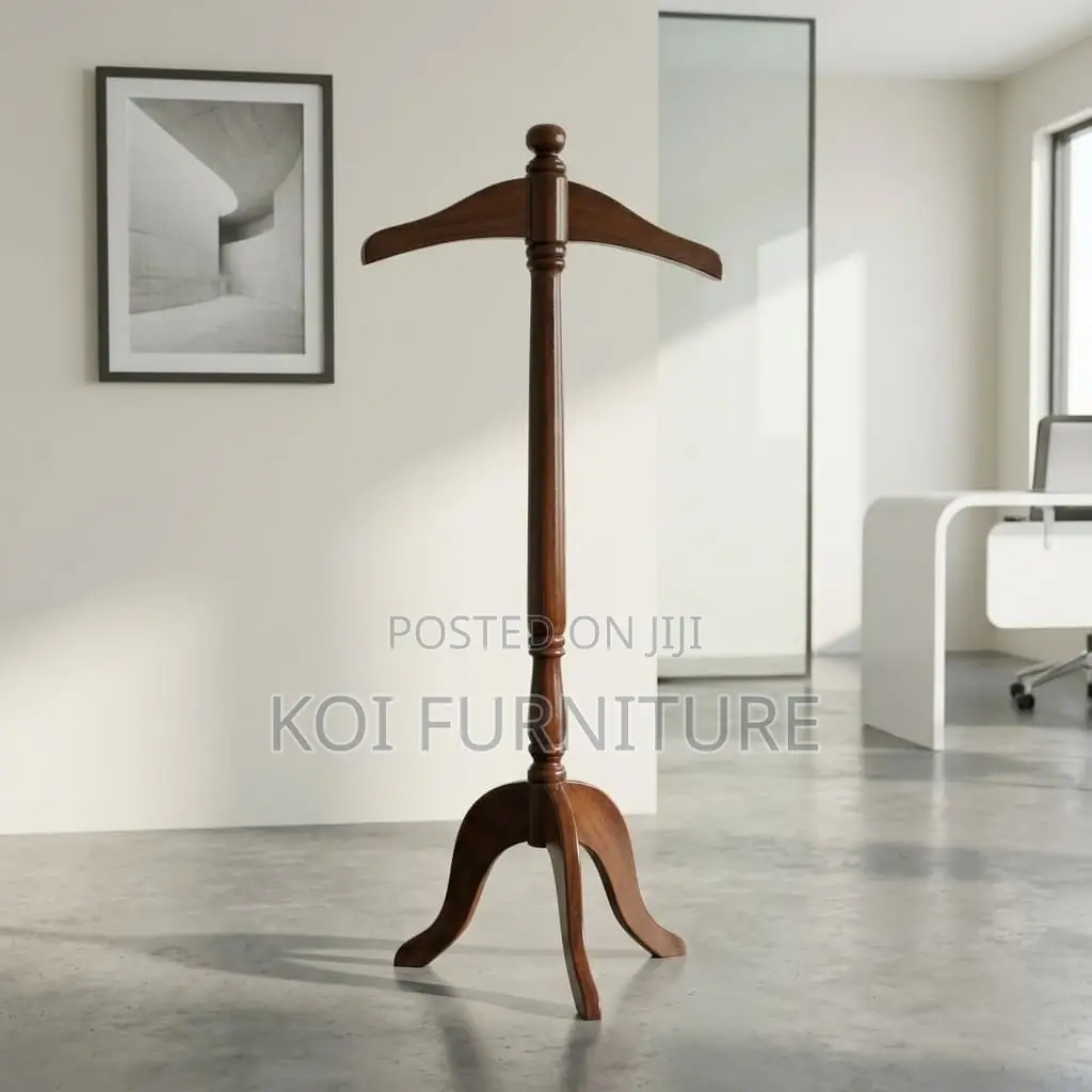 Office Hanger : Executive Mahogany Coat Hanger Stand