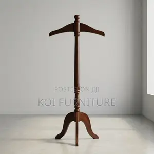 Office Hanger : Executive Mahogany Coat Hanger Stand