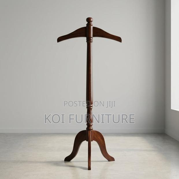 Office Hanger : Executive Mahogany Coat Hanger Stand - thumbnail 3