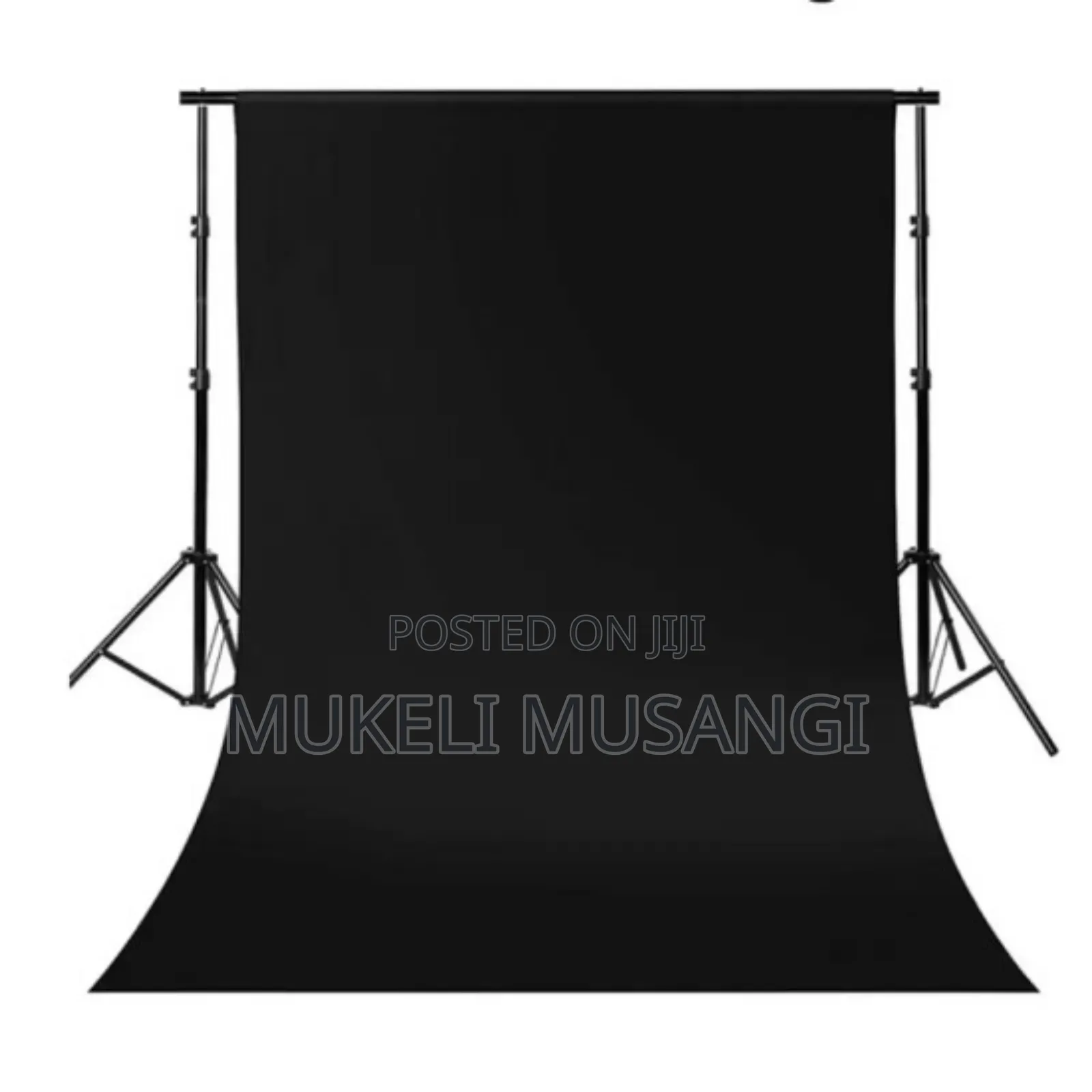 1.6×3m Cotton Background Cloth(Black)
