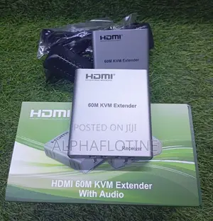 Hdmi KVM Extender With Audio 60mtr Over Cat5e/6 Usb Keyboard/Mouse