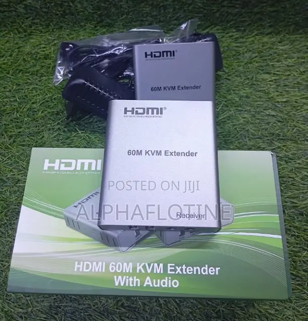 Hdmi KVM Extender With Audio 60mtr Over Cat5e/6 Usb Keyboard/Mouse