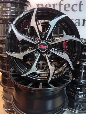 HSR 14-Inch Sport Alloy Wheels - Machined Face Car Rims