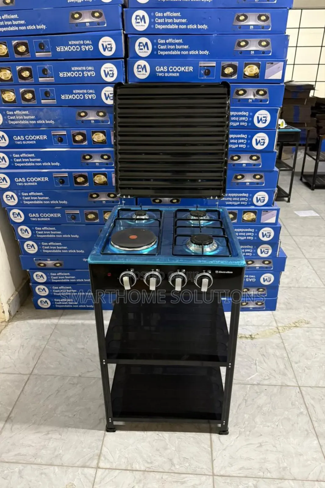 Electromate 3+1 50*55cm Standing Cooker