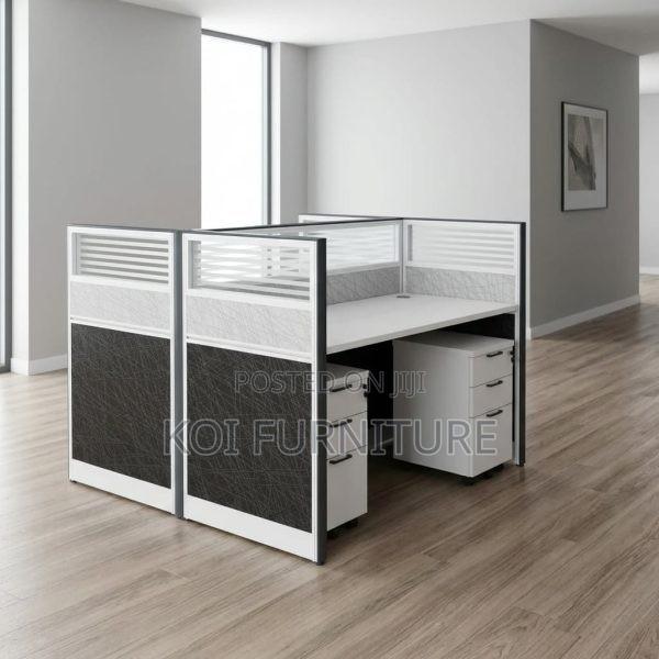 Office Workstation Modular 2-Way Office Workstation Set