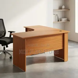 Study Desks ;120cm Curved Office Desk With Drawers