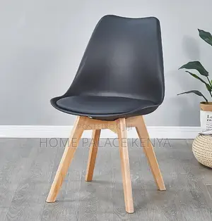 Dining Chair: Plastic Shell Dining Chair With Ergonomic Tulip Design