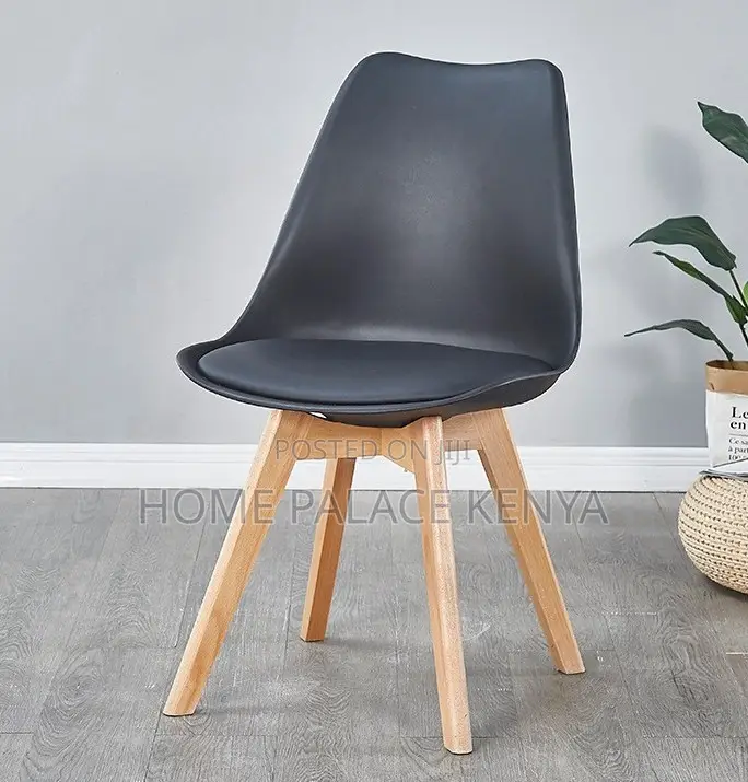 Dining Chair: Plastic Shell Dining Chair With Ergonomic Tulip Design