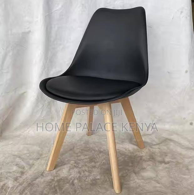 Dining Chair: Plastic Shell Dining Chair With Ergonomic Tulip Design - thumbnail 4