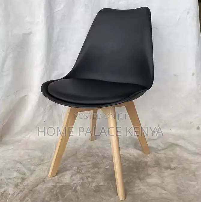 Dining Chair: Plastic Shell Dining Chair With Ergonomic Tulip Design