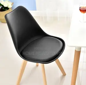 Dining Chair: Plastic Shell Dining Chair With Ergonomic Tulip Design