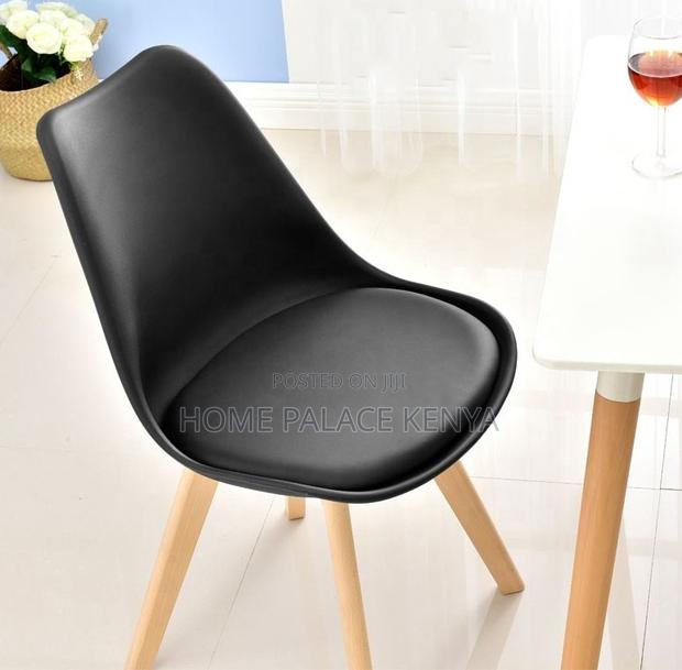 Dining Chair: Plastic Shell Dining Chair With Ergonomic Tulip Design - thumbnail 5