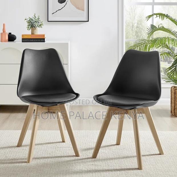 Dining Chair: Plastic Shell Dining Chair With Ergonomic Tulip Design - thumbnail 6
