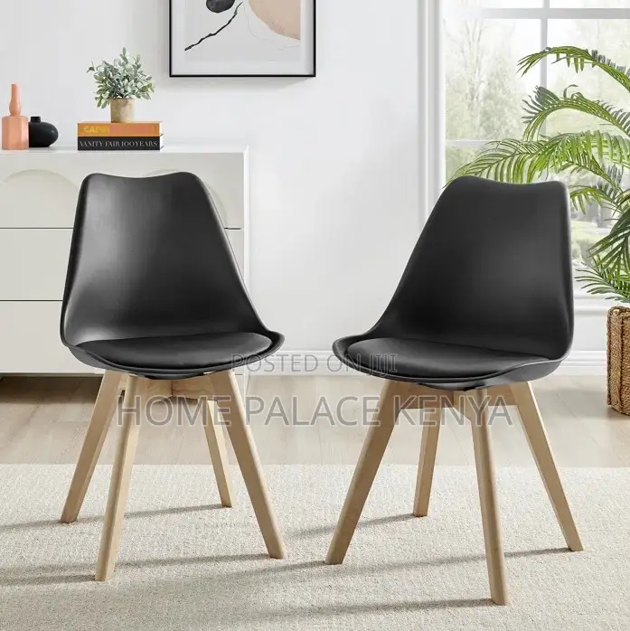 Dining Chair: Plastic Shell Dining Chair With Ergonomic Tulip Design